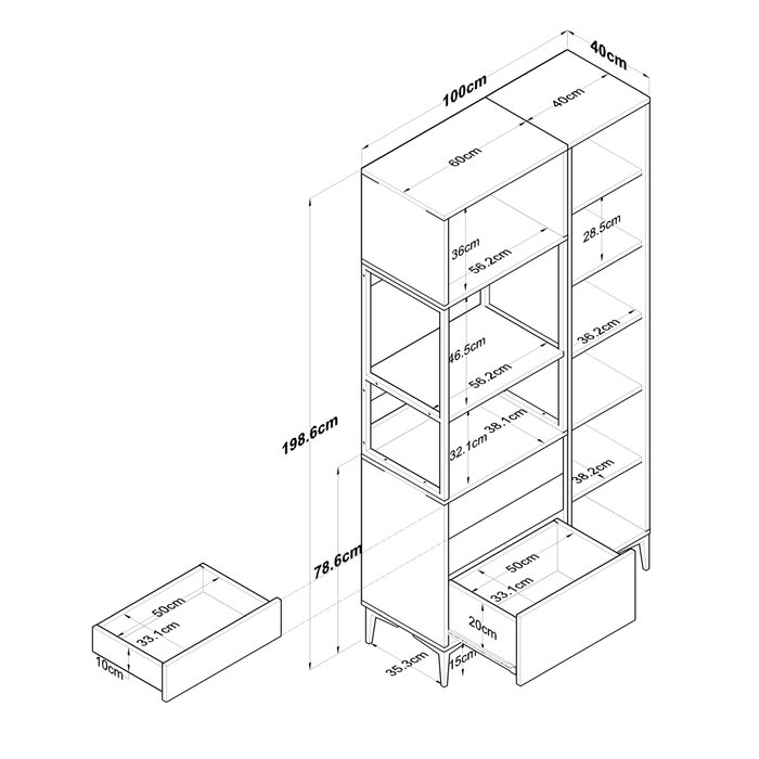 Hanah Home Gabinete Multipropósito Blanco